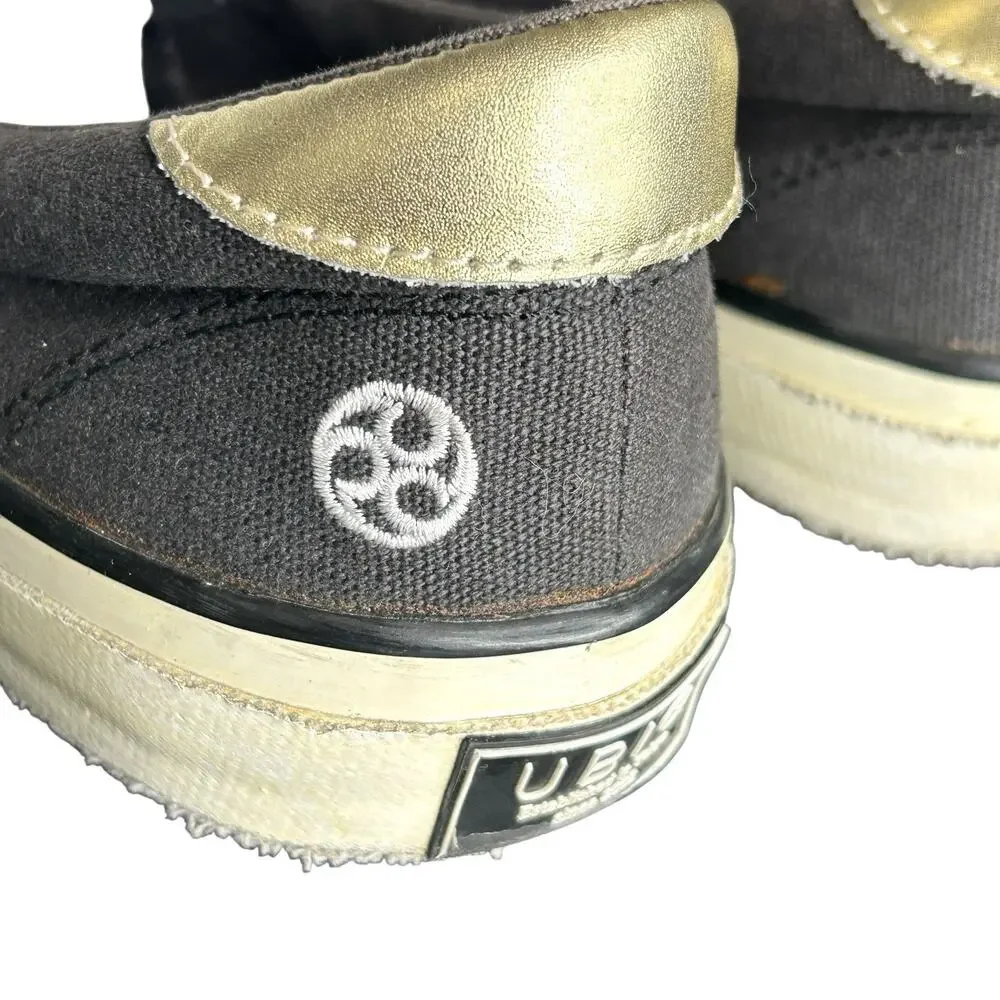 Three Tides Tattoo X Ubiq Slip On Shoes Mens 11 Sakura Fubuki Mutsuo Street RARE